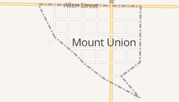 Mount Union, Iowa map
