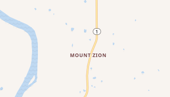 Mount Zion, Iowa map
