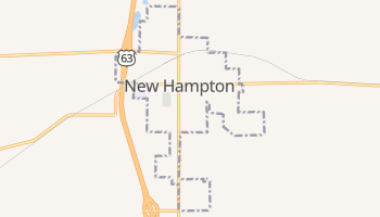 New Hampton, Iowa map