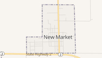 New Market, Iowa map