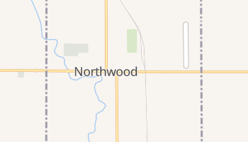 Northwood, Iowa map