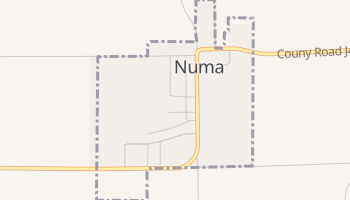 Numa, Iowa map