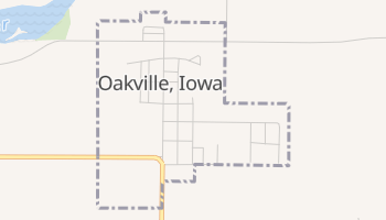 Oakville, Iowa map