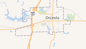 Osceola, Iowa map