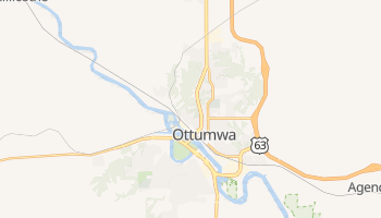 Ottumwa, Iowa map