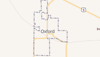 Oxford, Iowa map