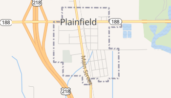Plainfield, Iowa map