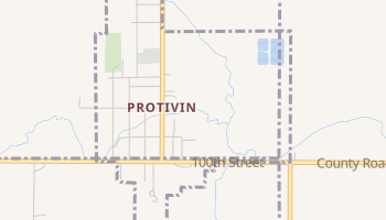 Protivin, Iowa map