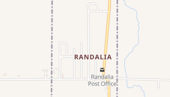 Randalia, Iowa map