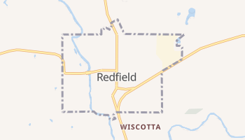 Redfield, Iowa map
