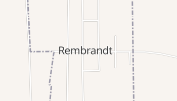 Rembrandt, Iowa map