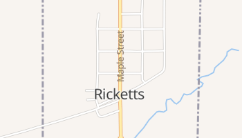 Ricketts, Iowa map