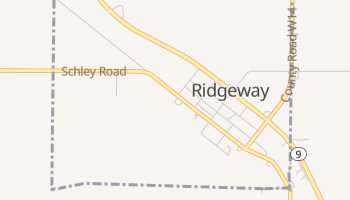 Ridgeway, Iowa map