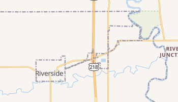 Riverside, Iowa map