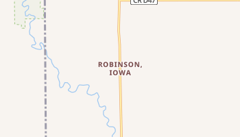Robinson, Iowa map