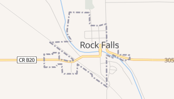 Rock Falls, Iowa map