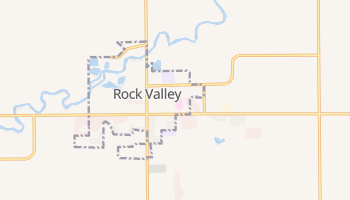 Rock Valley, Iowa map