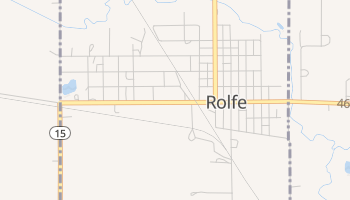 Rolfe, Iowa map
