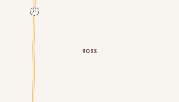 Ross, Iowa map