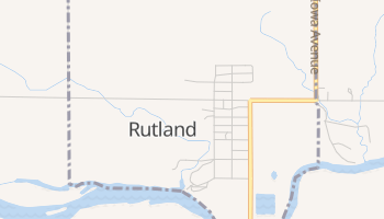 Rutland, Iowa map