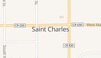 Saint Charles, Iowa map