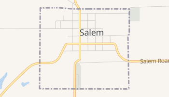 Salem, Iowa map