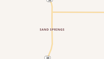 Sand Springs, Iowa map