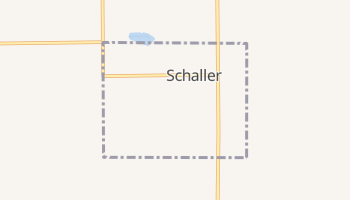 Schaller, Iowa map