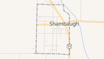 Shambaugh, Iowa map