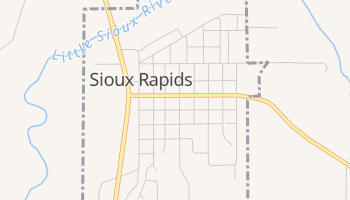 Sioux Rapids, Iowa map