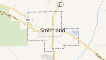 Smithland, Iowa map