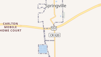 Springville, Iowa map