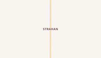 Strahan, Iowa map