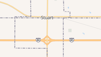 Stuart, Iowa map