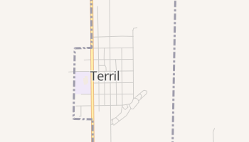Terril, Iowa map