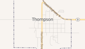 Thompson, Iowa map