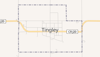 Tingley, Iowa map