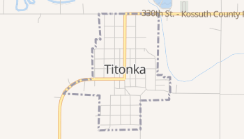 Titonka, Iowa map