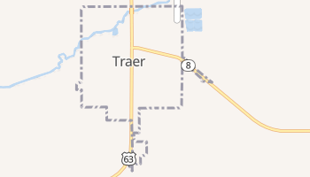 Traer, Iowa map