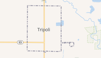 Tripoli, Iowa map