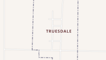 Truesdale, Iowa map