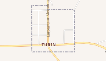 Turin, Iowa map