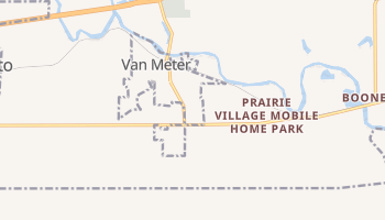 Van Meter, Iowa map