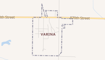 Varina, Iowa map