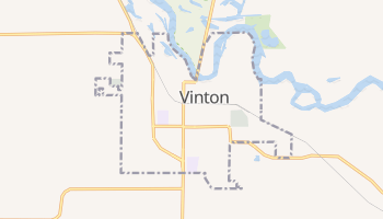 Vinton, Iowa map