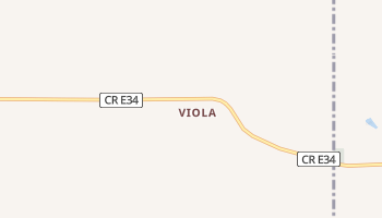 Viola, Iowa map