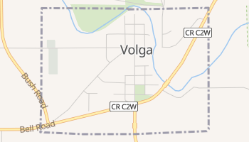 Volga, Iowa map