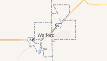 Walford, Iowa map