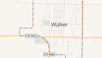 Walker, Iowa map