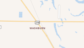Washburn, Iowa map